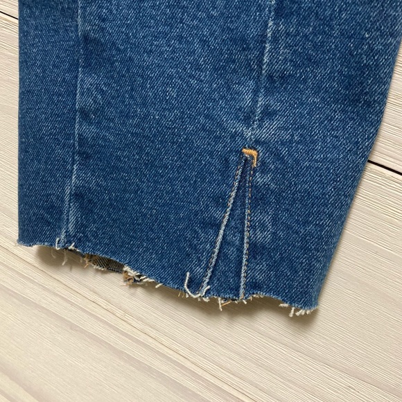 Good American Women's Blue Denim Good Curve Straight Jeans Indigo 461 size 4/27 - Picture 9 of 11